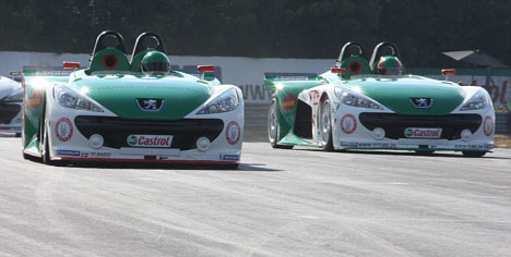 Team GoGo Vitesse…de kendte Castrol farvede Spiders, Allan Olsen og Johnny Vejlebo.